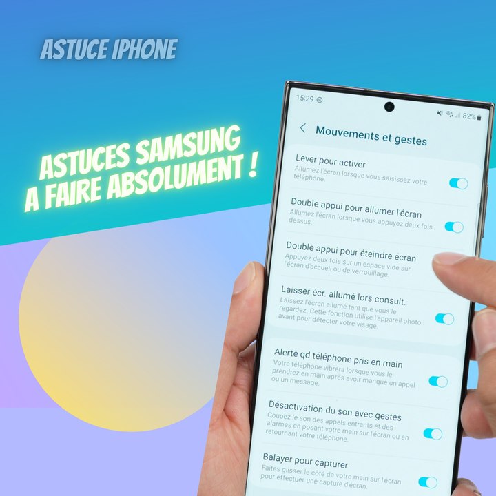 Astuces allumage Samsung
