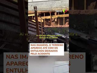Morador que flagrou queda de muro em Alphaville mostra situação após 5 meses: 'Sonho destruído'