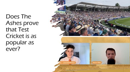 Does The Ashes prove that Test Cricket is as popular as ever?