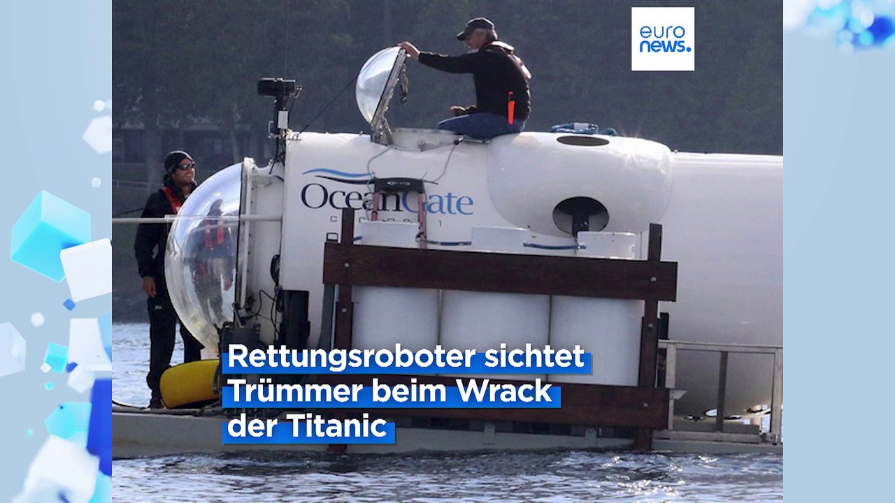Wrackteile an der Unglücksstelle über der Titanic im Atlantik entdeckt