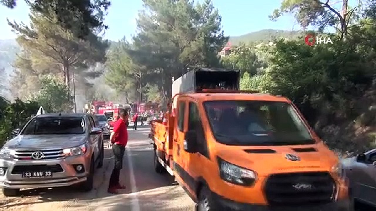 Le feu de jardin à Mersin a été éteint avant de se propager à la forêt