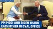 PM Modi, Joe Biden hold bilateral and strategic talks in Oval Office at White House | Oneindia News