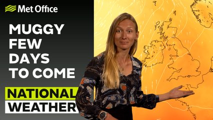 Met Office Evening Weather Forecast 22/06/23 – Muggy few days to come