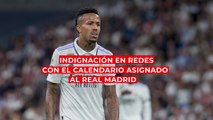 Indignación en redes con el calendario del Real Madrid