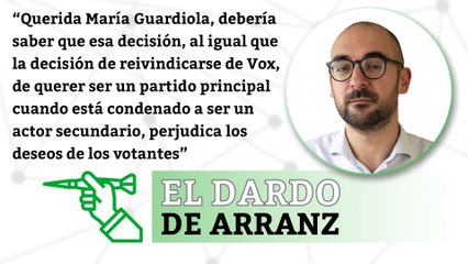 Estimada María Guardiola, ¿tú sabes lo que es el amor sin matices? | EL DARDO DE ARRANZ