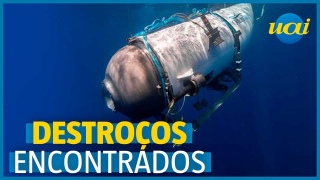 'Destroços' são encontrados em busca por submarino
