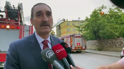 Muş'ta Güneş Panelleriyle Elektrik Üreten Okulun Çatısında Yangın Çıktı