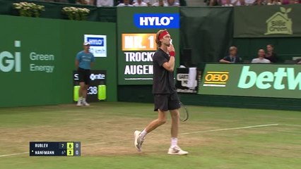 Halle - Rublev prend sa revanche sur Hanfmann