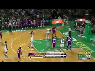 NBA 2K18 Lakers vs Celtics Part 2