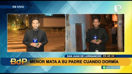 Joven de 17 años mata a su padre con bate de béisbol mientras dormía en SJL