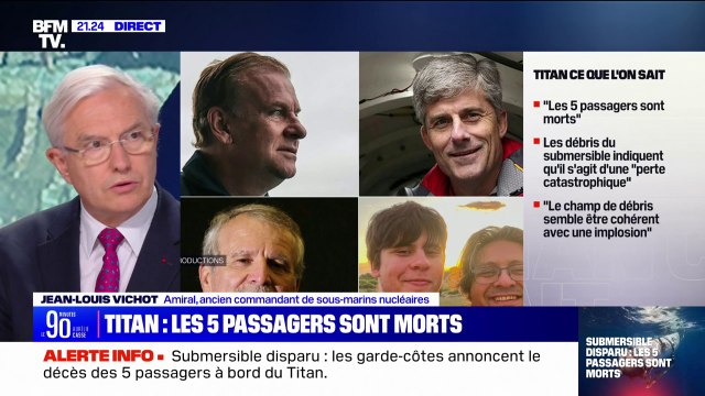 Submersible disparu: Il est très probable qu'il ait implosé au cours de la descente , pour l'amiral Jean-Louis Vichot