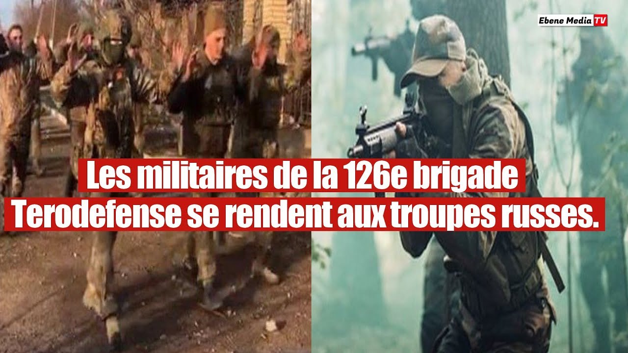 "Russes Ne tire pas" : Les commandos Ukrainiens se rendent aux soldats Russes.