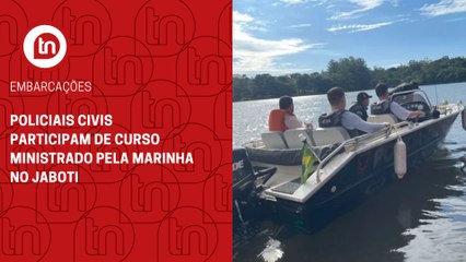Policiais civis participam de curso ministrado pela Marinha no Jaboti