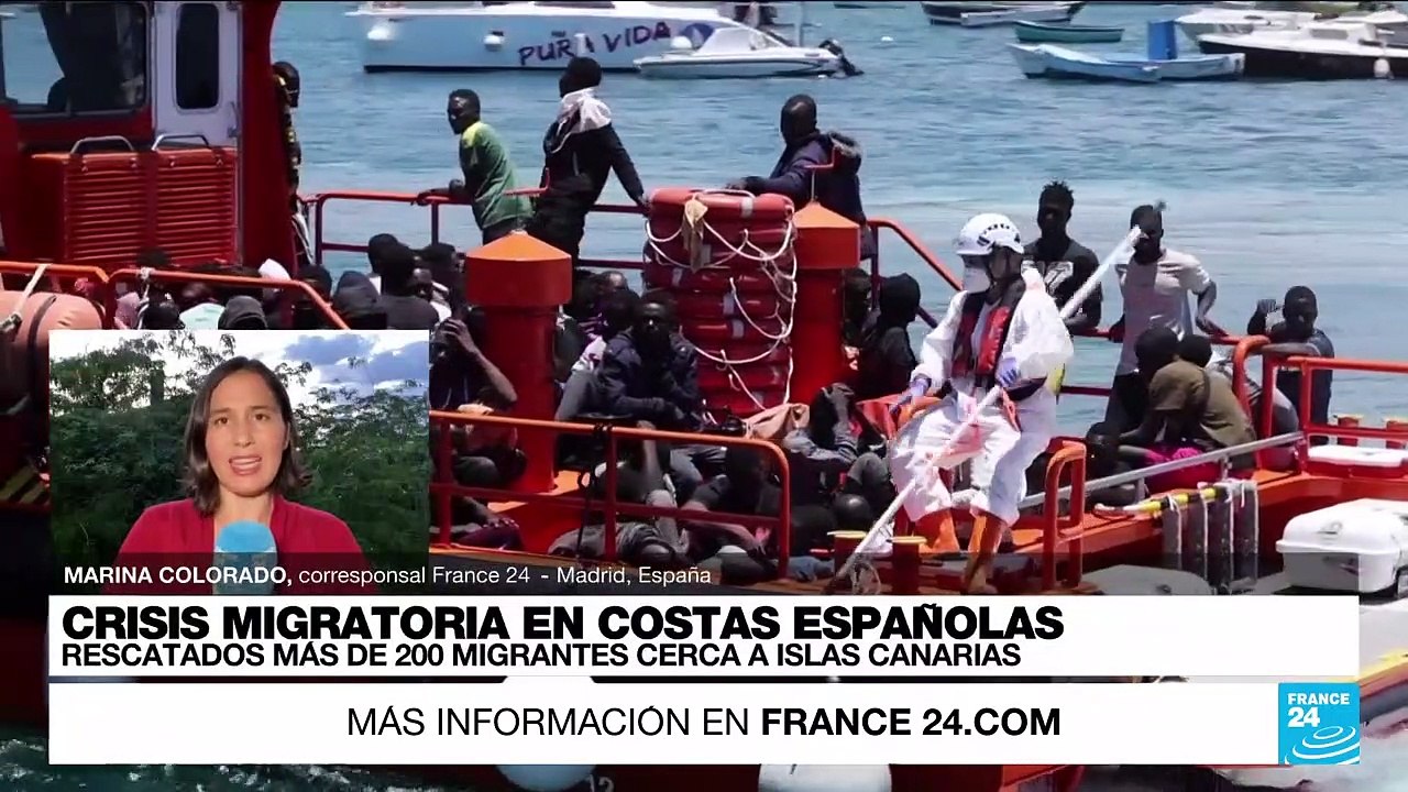 Informe desde Madrid: más de 200 migrantes rescatados en aguas cercanas a Islas Canarias
