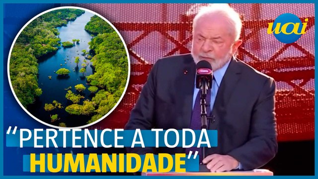 Amazônia pertence a toda a humanidade, diz Lula em Paris