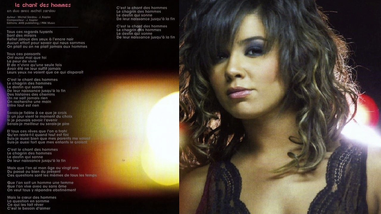 CHIMÈNE BADI — Le chant des hommes (en duo avec Michel Sardou) | CD Album de Chimène Badi : Le Miroir