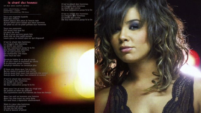 CHIMÈNE BADI — Le chant des hommes (en duo avec Michel Sardou) | CD Album de Chimène Badi : Le Miroir