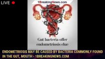Endometriosis may be caused by bacteria commonly found in the gut, mouth - 1breakingnews.com