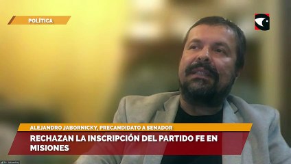 Rechazan la inscripción del partido fe en Misiones