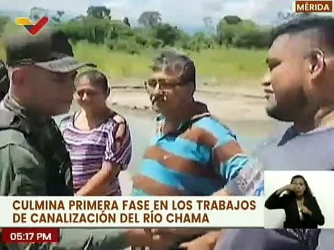 Gobernación de Mérida supervisó e inspeccionó los trabajos de canalización del Río Chama