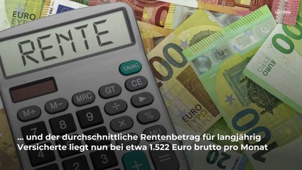 Rente: So stark ist sie in den vergangenen Jahren angestiegen