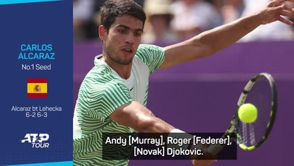 Alcaraz trying to learn from Federer and Murray for grass court season