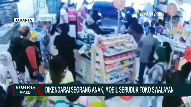 Sebuah Mobil Seruduk Swalayan di Kawasan Duren Sawit, Pengemudi Ternyata Bocah SMP