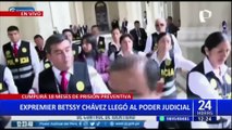 Betssy Chávez será trasladada a carceleta de penal de Ancón