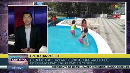 Intensa ola de calor en México ha dejado un saldo ocho fallecidos