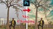 Sky Replacement Photoshop cc 2023 | How to Change Sky in One Minute in Photoshop Tutorial Urdu |Technical Learning