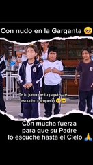 "Te extraño": Niño canta con todas sus fuerzas "Mi querido viejo" a su papá