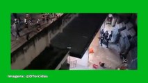 Torcedores do Vasco entram em confronto com a Polícia Militar no entorno de São januário