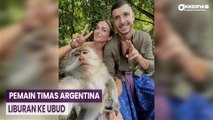 Momen Pemain Timnas Argentina Guido Rodriguez dan Istri Liburan ke Ubud