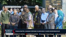 Pakai Batik, Kaisar Jepang Hironomiya Naruhito Kunjungi Candi Borobudur