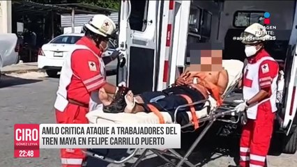 “Plan de provocación”: López Obrador condena ataque a trabajadores del Tren Maya