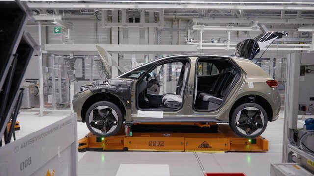 Production of the Volkswagen ID.3 in Zwickau