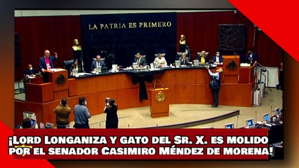 ¡VEAN! ¡Lord Longaniza y súbdito del Sr. X. es triturado por el senador Casimiro Méndez de morena!