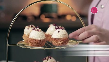 بالفيديو، اكواب الكنافة المقرمشة