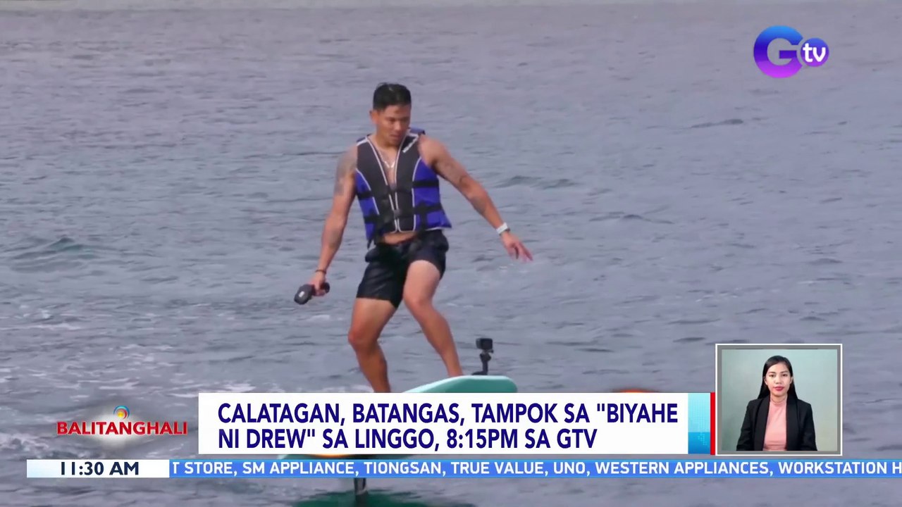 Calatagan, Batangas, tampok sa "Biyahe ni Drew" sa Linggo, 8:15PM sa GTV | BT