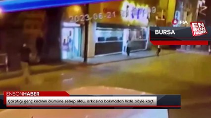 Bursa'da hız yaparken çarptığı kadının ölümüne sebep oldu: Arkasına bakmadan kaçtı