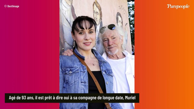 Hugues Aufray, 93 ans, va se marier avec sa jeune compagne Muriel, 45 ans de moins !