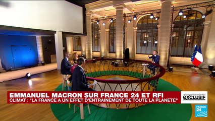 Exclusif : Emmanuel Macron appelle à une "mobilisation" pour des taxations internationales