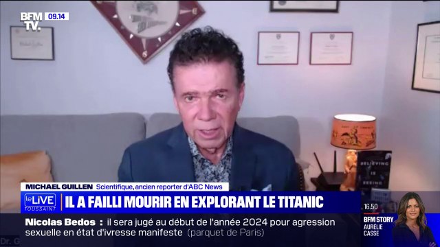 C'est comme si on était sur la lune : Michael Guillen, le premier journaliste à être descendu voir l'épave du Titanic, raconte cette journée où il a été coincé au fond de l'Atlantique nord