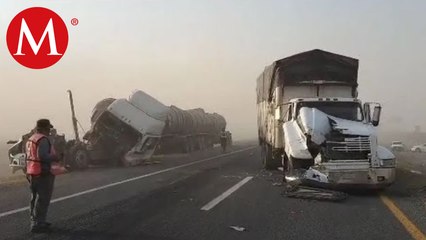 Reportan carambola en la autopista Guadalajara-Colima; hay siete heridos