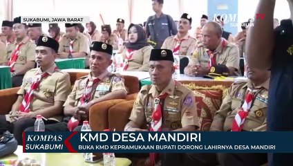 Buka KMD Kepramukaan Bupati Dorong Lahirnya Desa Mandiri