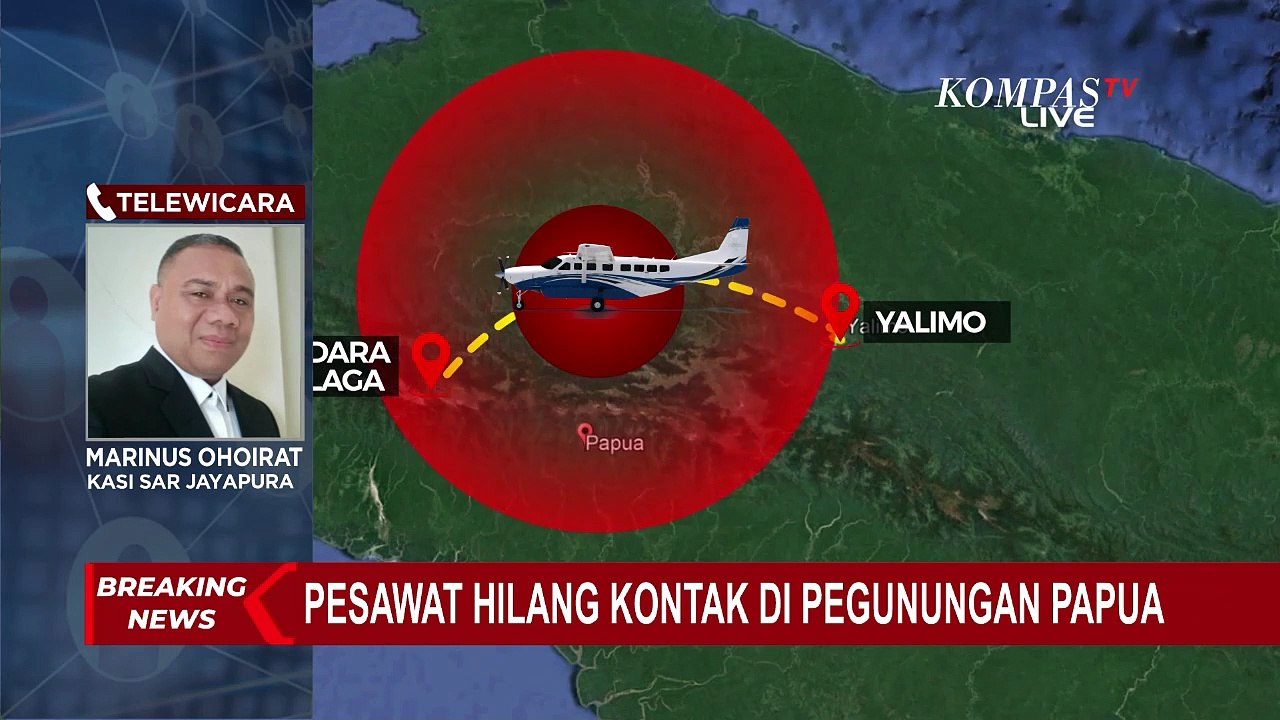 Kasi SAR Jayapura, Marinus Ohoirat: Rute Pesawat SAM Air yang Hilang Kontak Dikelilingi Pegunungan