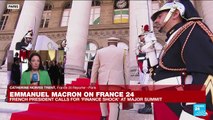 Emmanuel Macron on France 24: How strong is French President international call?
