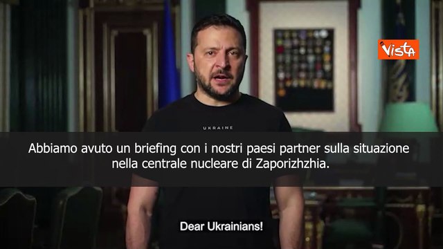 Zelensky: Tutti devono agire per evitare attacco a centrale nucleare di Zaporizhzhia