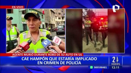 Capturan a sujeto que estaría involucrado en la muerte de un policía en SJL