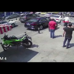 Oyuncu Görkem Sevindik'in kaza anı kamerada!